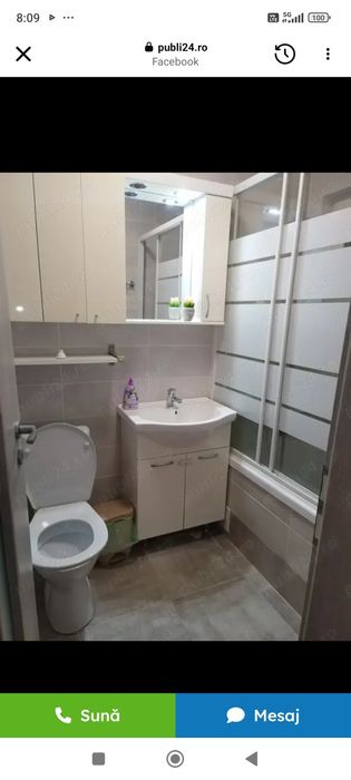 Regim hotelier apartament cu 2 camere mobilate și utilate