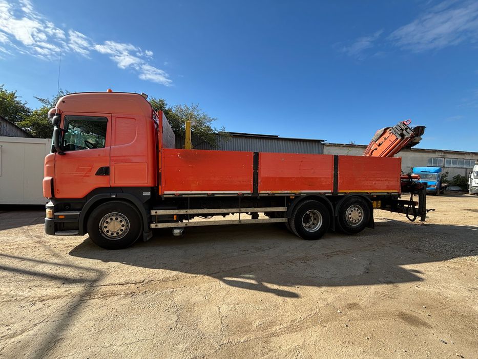 Vand Scania R440 cu macara