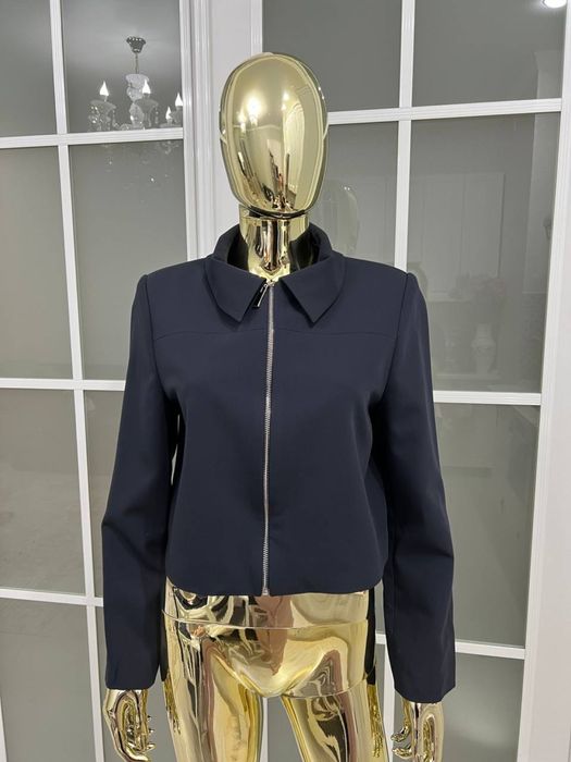 Шикарный новый пиджак синего цвета Турция ро размерам