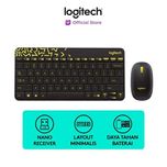 клавиатура Logitech MK240 Nano  клавиатура русский шрифт есть