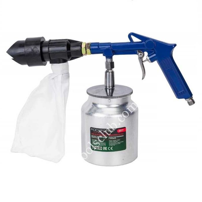 Пневматичен пясъкоструен пистолет 1л с 4 дюзи Rockforce