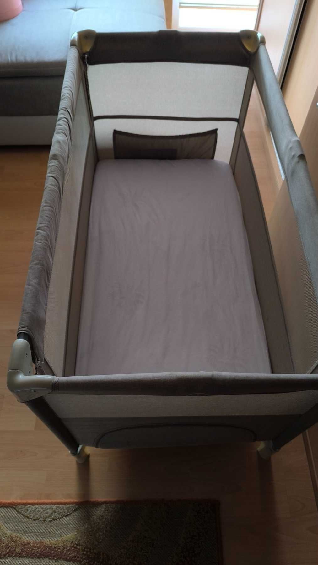 Chipolino детска сгъваема кошара Relax sand linen
