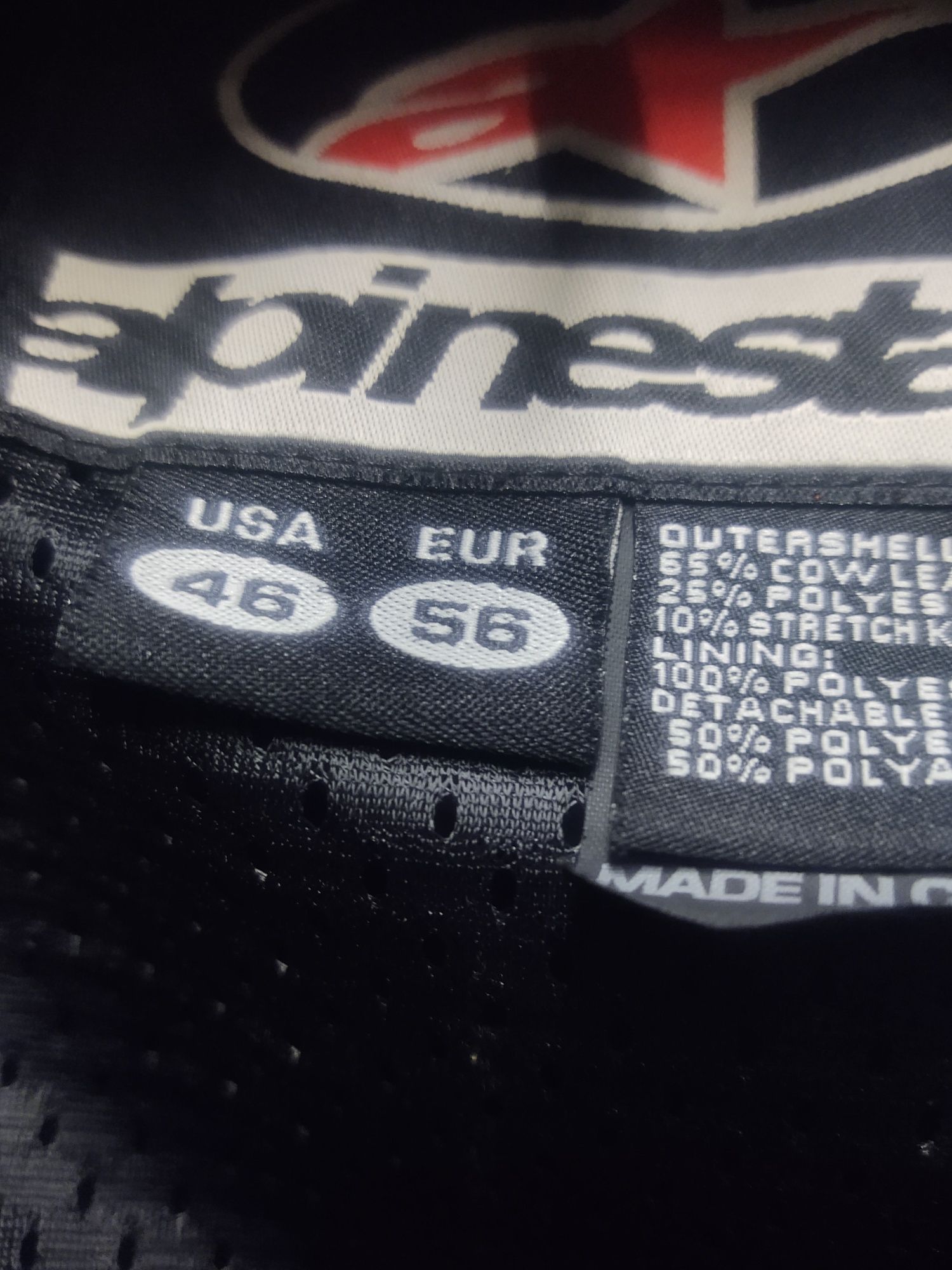 Кожено яке alpinestars