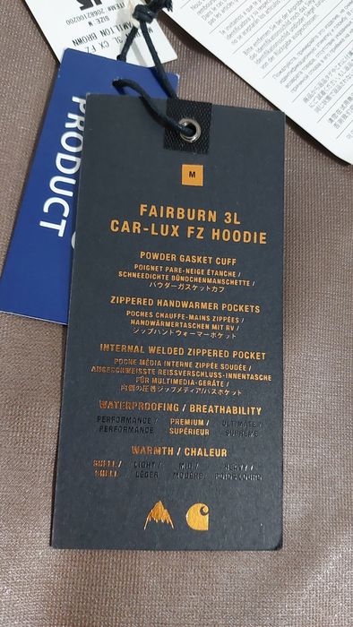 Яке Burton x Carhartt WIP Fairburn 3L размер M