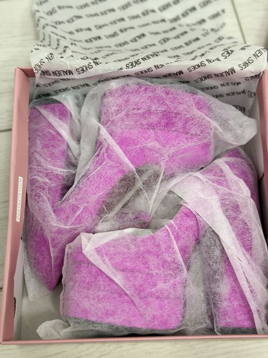 Pantofi platforma si toc fucsia