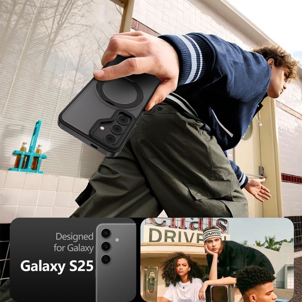 Tech-Protect Magring Калъф с пръстен и MagSafe за Galaxy S25/Ultra