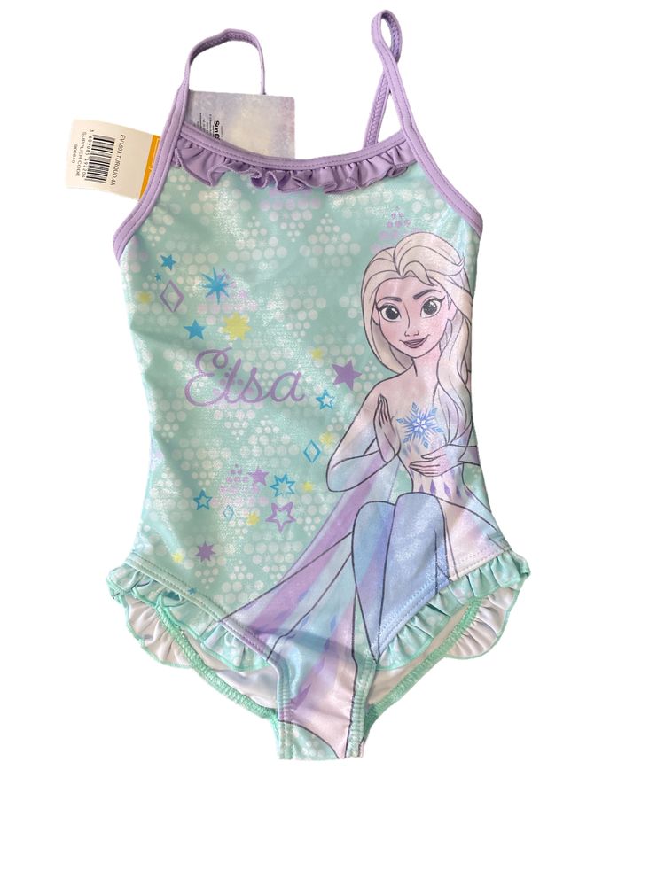 Costum de baie intreg Frozen - Ana & Elsa