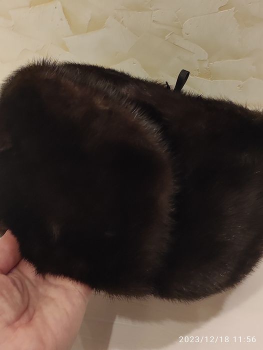 Шапка норковая мужская