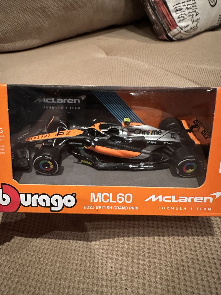Продавам формула 1 Mcl60 L. Norris British Gp 1:43 Bburago