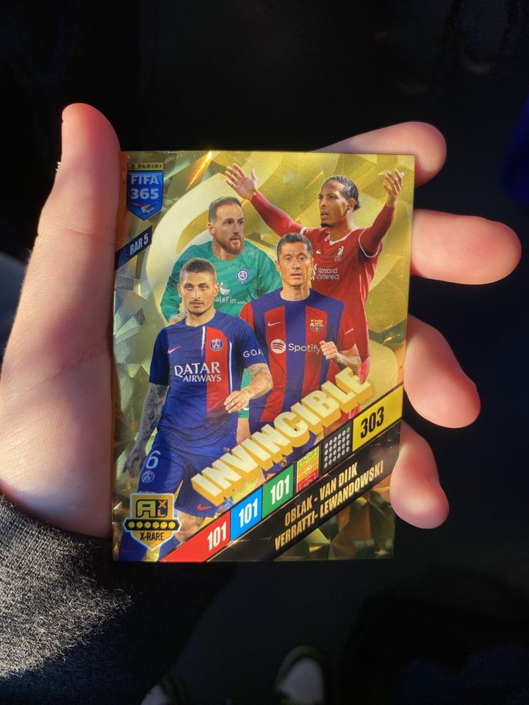 Fifa 365 card x-rare invincible