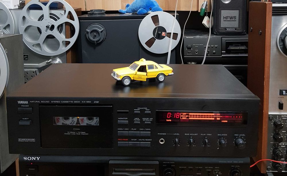Casetofon Deck Stereo Sound Vintage YAMAHA KX650 (3 CAPETE) JAPAN