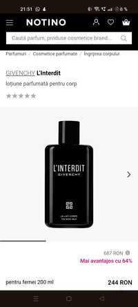 Lapte de corp L'interdit Givenchy