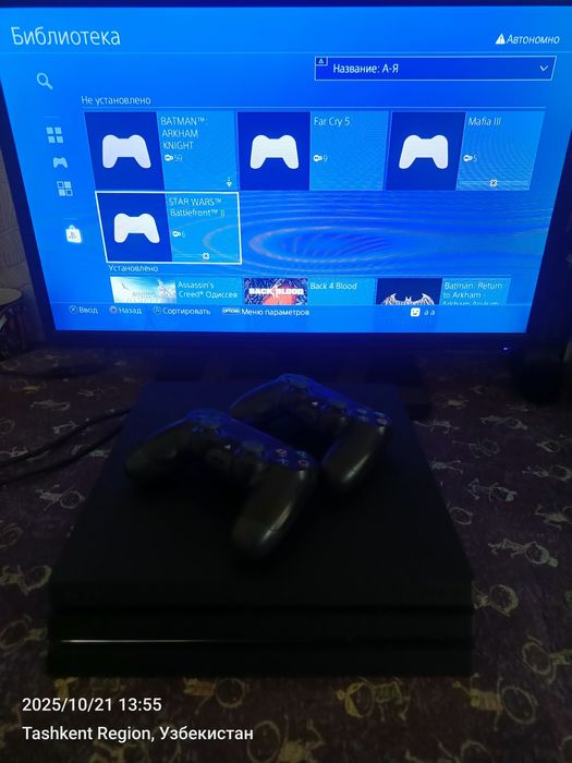 Ps4 PRO 1TB +20 ofitsalniy oʻyinlar +3oy garantiya