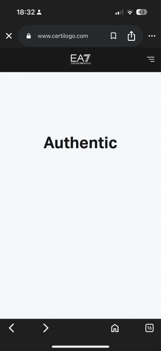 Geaca Emporio Armani cu certificat de autenticitate