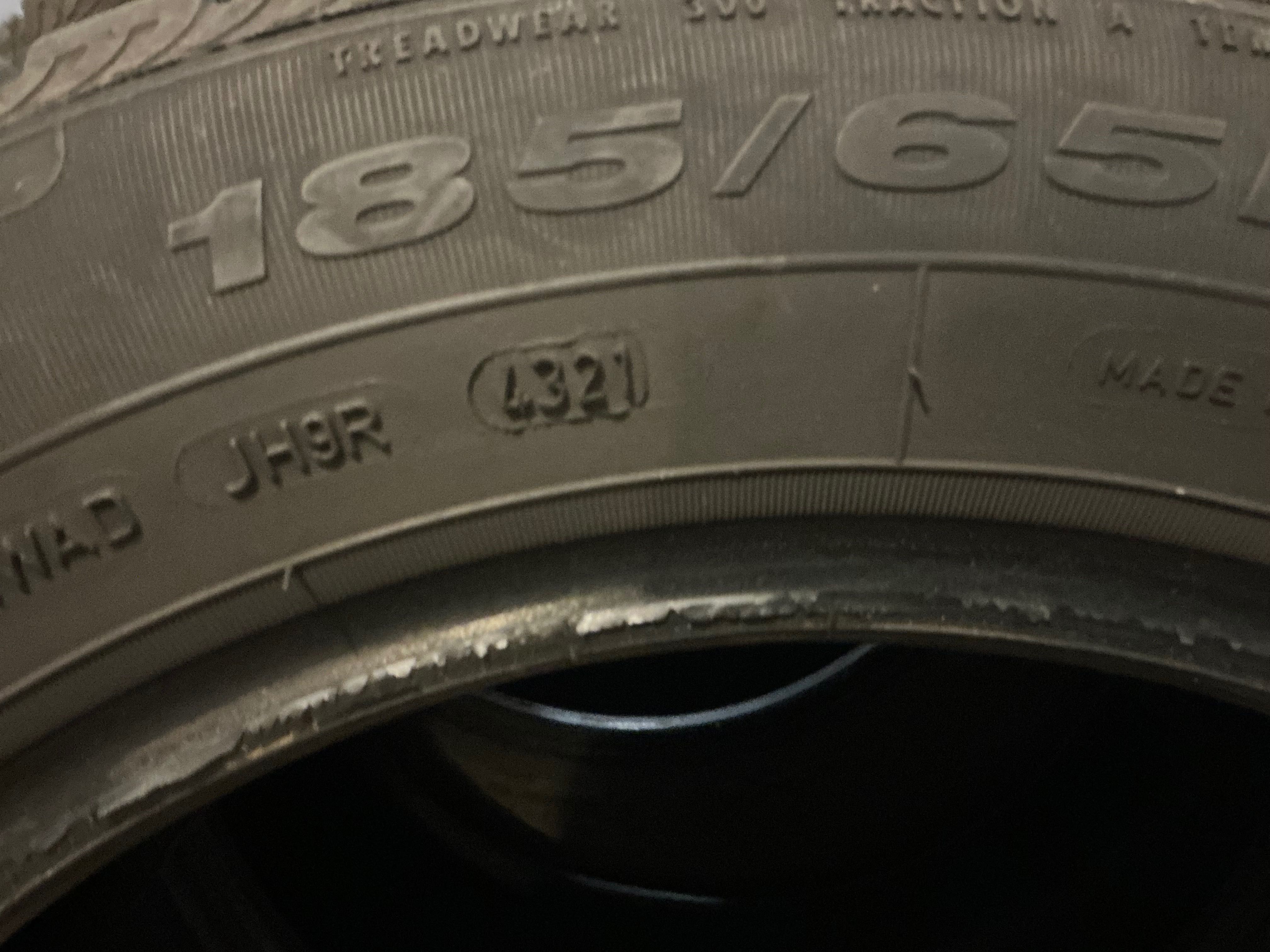 4бр. Летни Гуми 185/65/15 Continental/Bridgestone и Джанти 14-ки  5*10