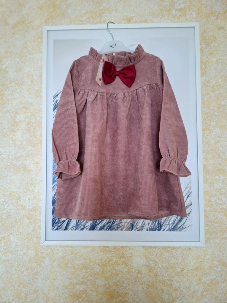 Rochiță reiat pentru fetite, marimi: 90, 100