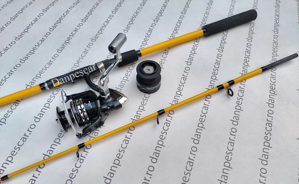 SET Lanseta PROFL DUAL FORCE tip Feeder 2,10m + Mulineta SAIMINO X4000