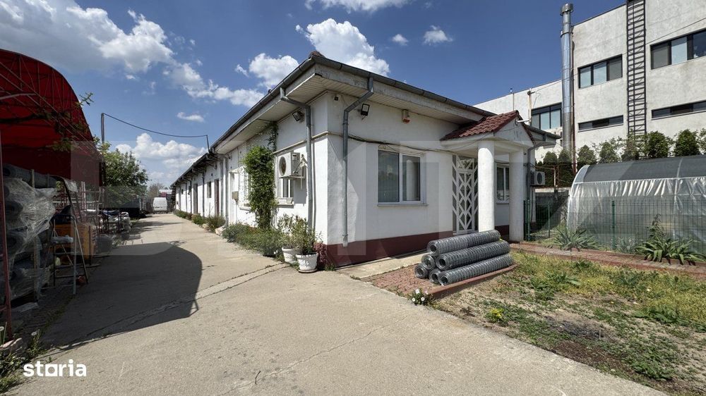 Spatiu industrial tip hala cu birouri, acces tir, 2 rampe, zona Caraca