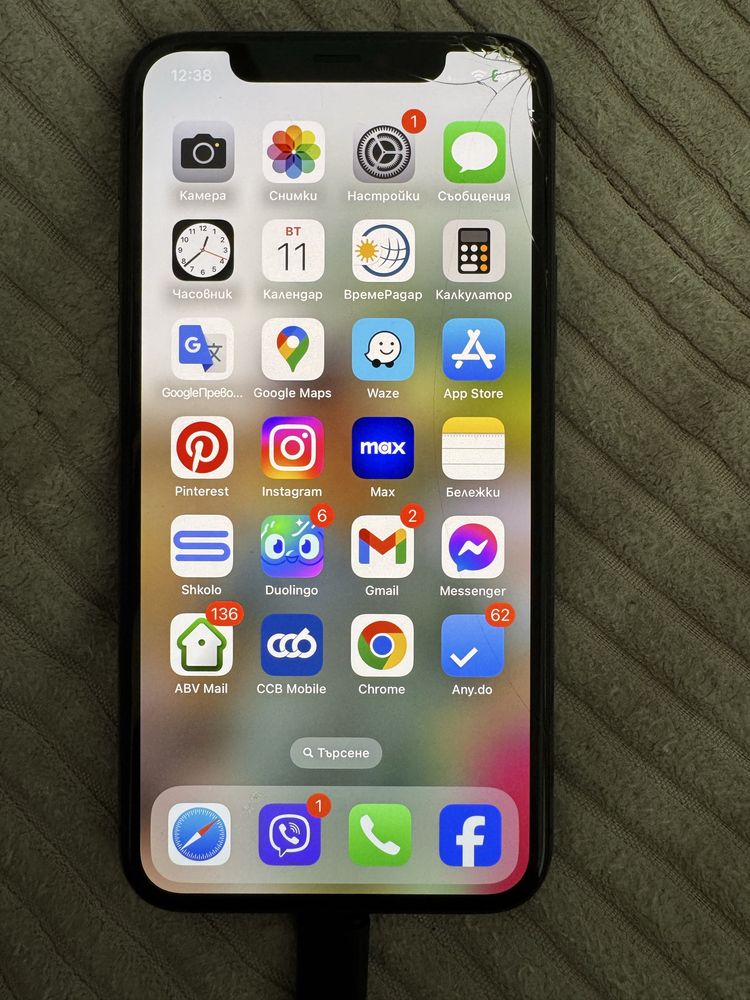 iPhone 11pro 64 GB 74% за части
