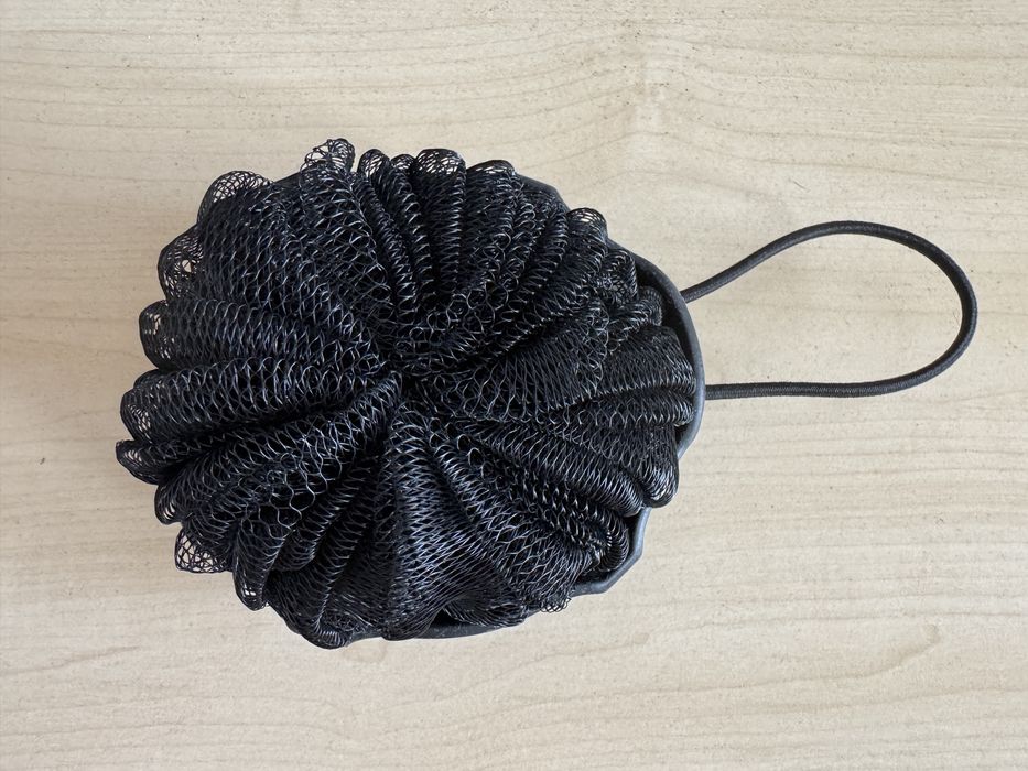 Нова луксозна двустранна масажна мрежеста гъба за тяло за баня - AXE