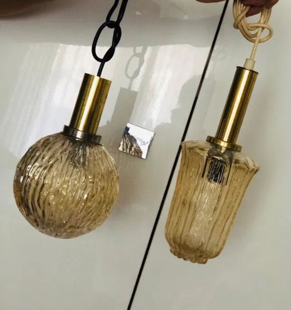 Pendul lampa mid century
