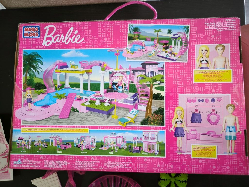 Конструктор Мега Блокс Барби - Mega Bloks Barbie Pool Party