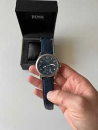 Мъжки часовник Hugo BOSS със синя кожена каишка