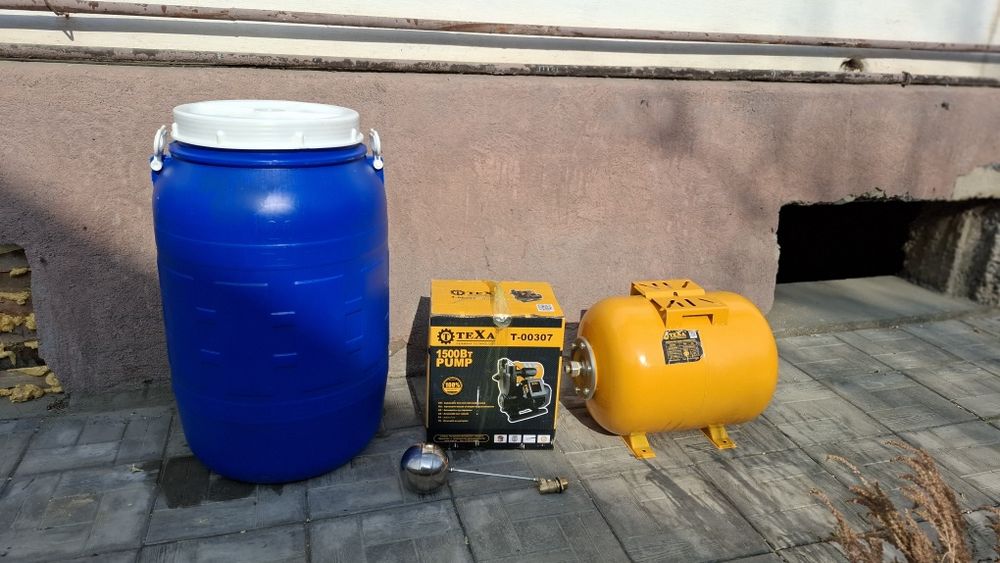 Накопитель для воды - насос Texa