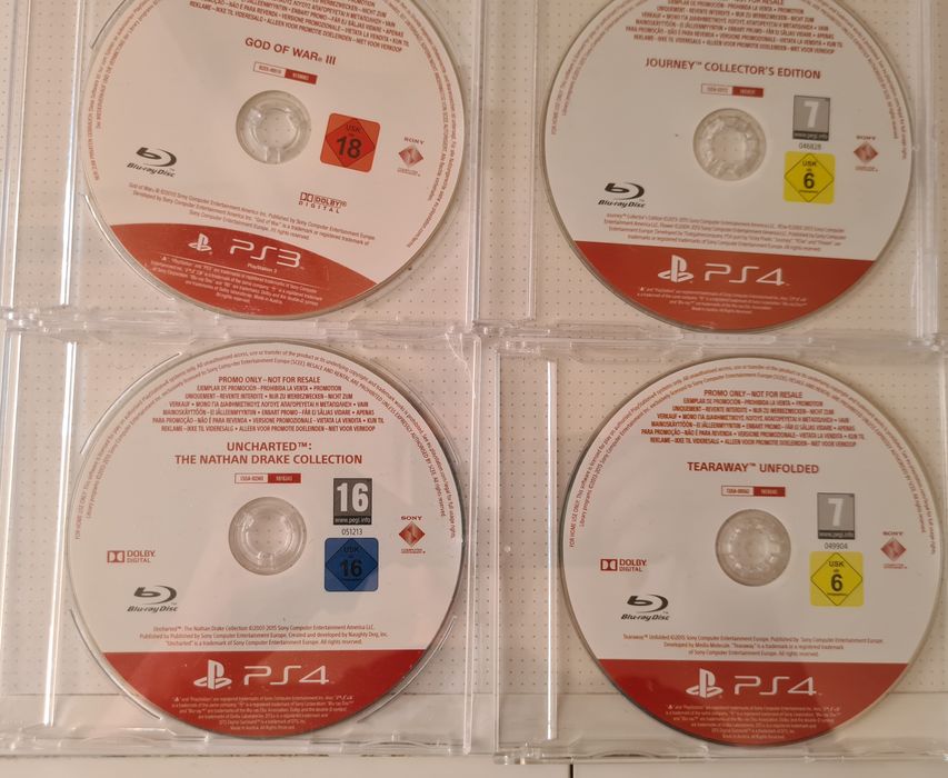 Jocuri PlayStation 3 4 Ps3 Ps4 Promo Only God Of War Uncharted Journey