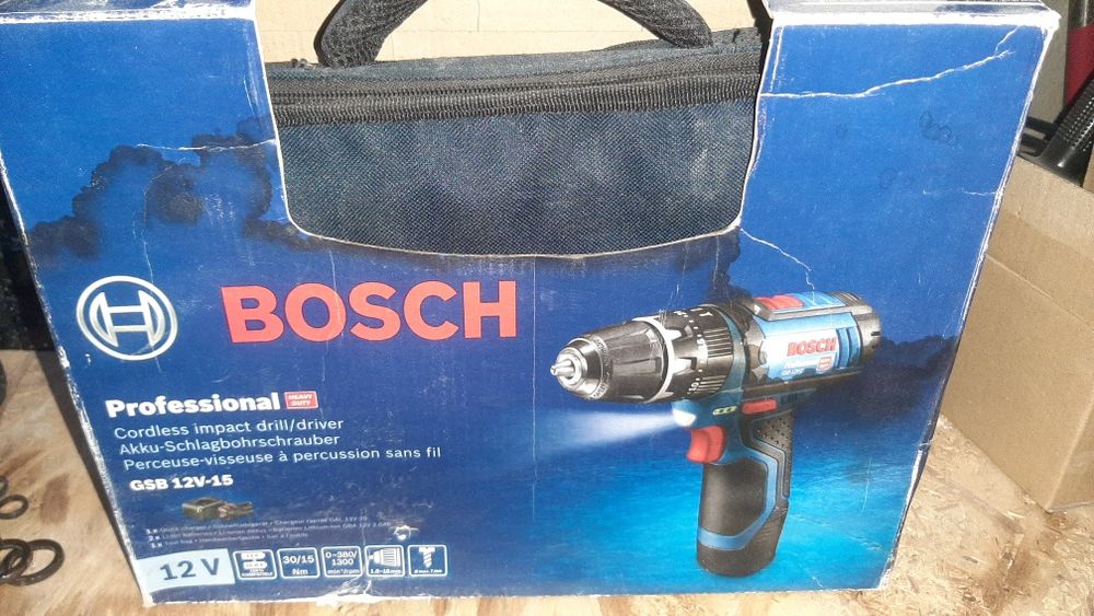 Filetantă bosch GSB 12 V -15 profesional