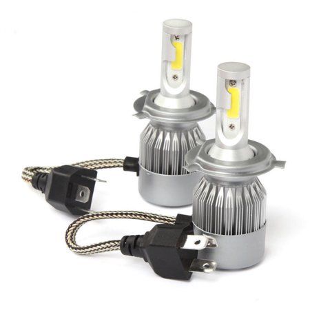 H4 LED крушки автокрушки 3800LM 72W 12V комплект BI xenon