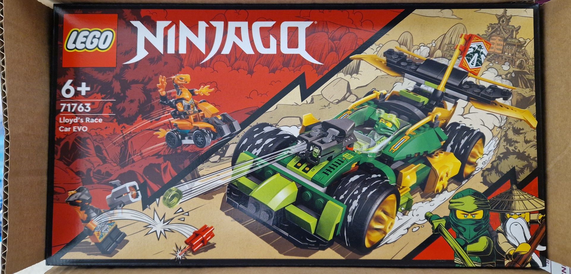 LEGO NINJAGO - Masina de curse EVO a lui Lloyd 71763, 279 piese