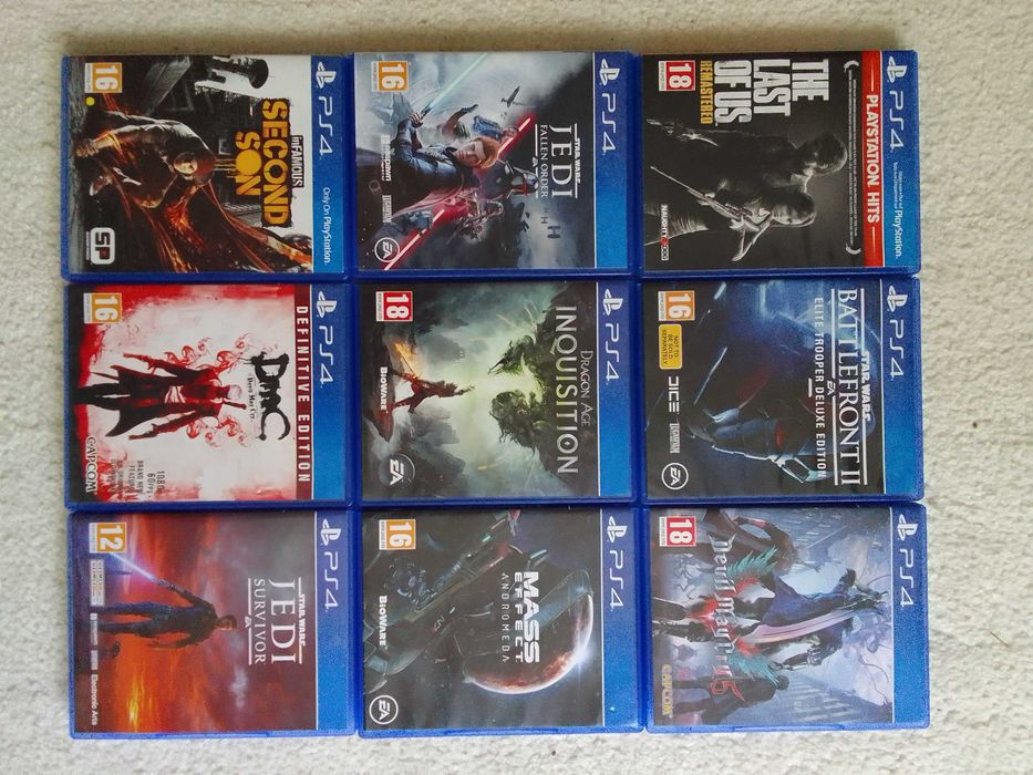 Колекция PS4 - Star wars/DevilMayCry/MassEffect/Infamous/Dragon Age