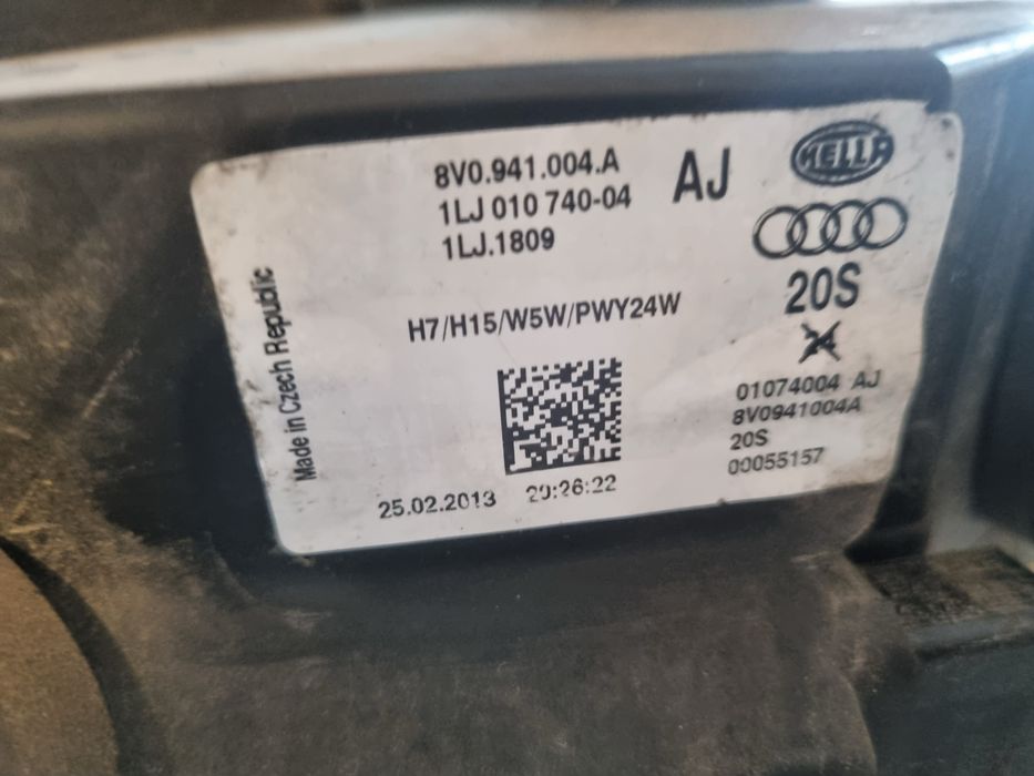 Фарове за АудиА3 2013 година