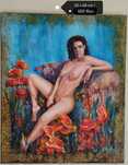 Tablou nud pictat în ulei