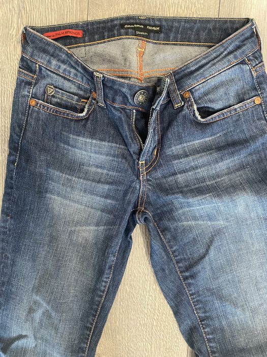 Сини дамски дънки Guess