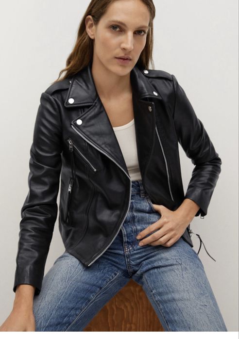 Яке от естествена кожа