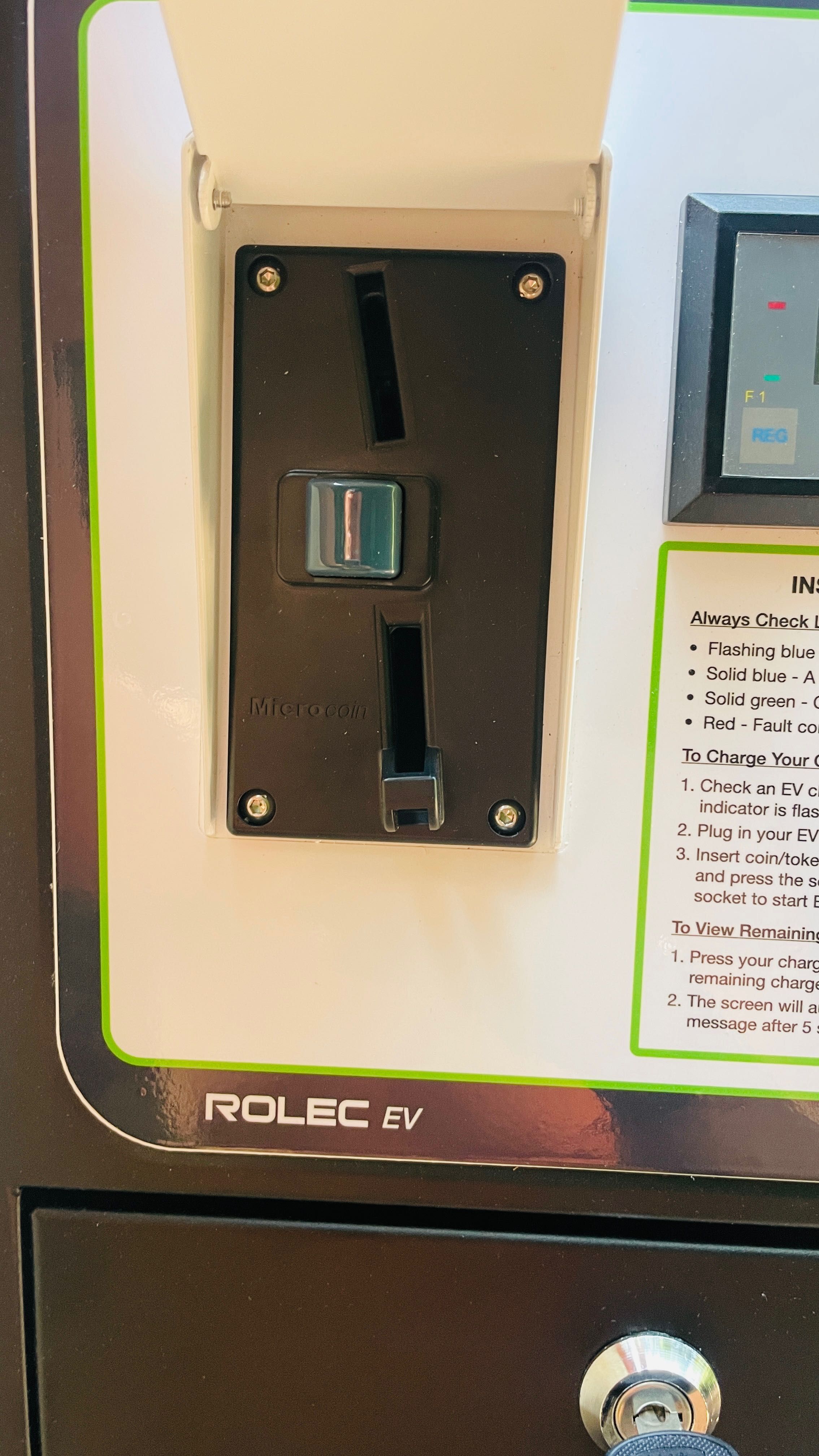 Rolec EVPG0020 statie incarcare 2x3.6kW token coin NOU masina electric