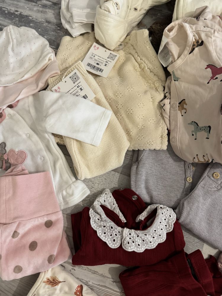 Сет за бебе момиче от новородено до 0-3,2-4 H&M, Zara, Mayoral