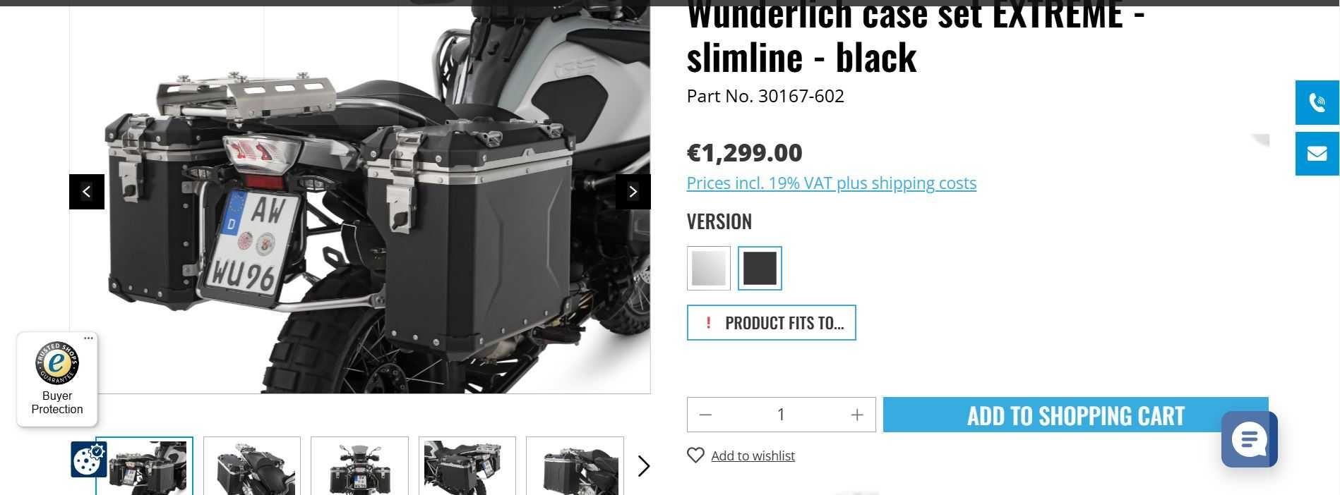 Side case BMW Wunderlich
