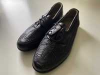 Pantofi piele culoare neagra