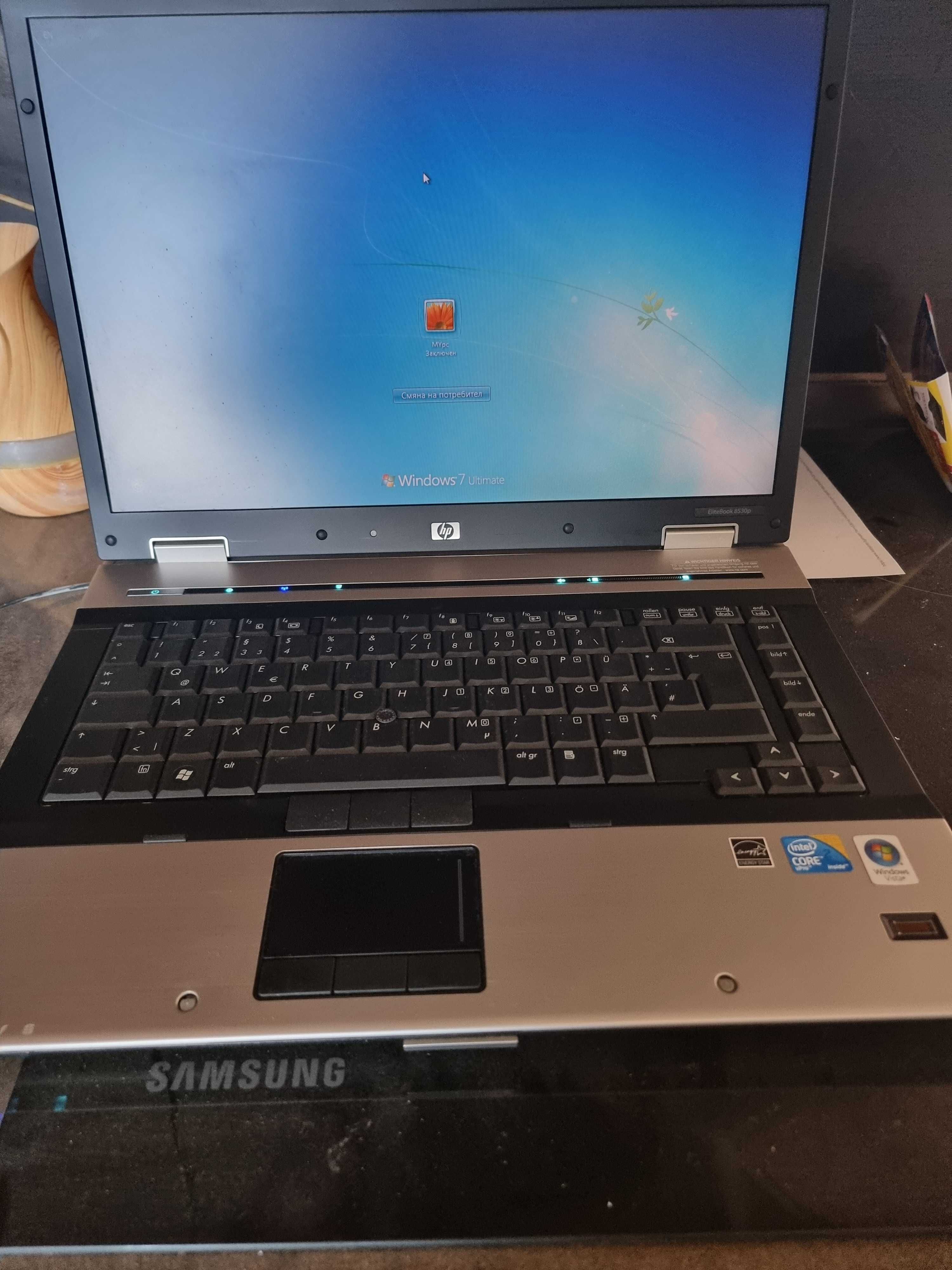 Продавам лаптоп hp elitbook 8530p