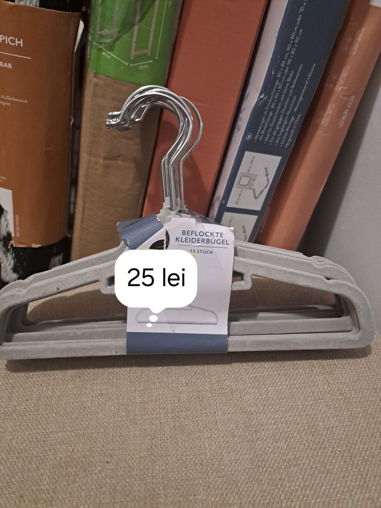 Set 12 umerase pentru copii cu catifea