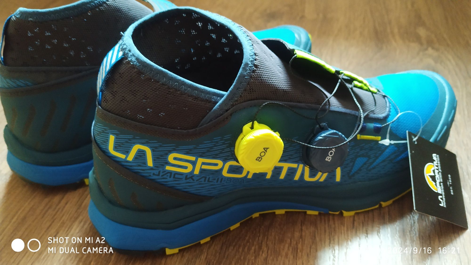 La Sportiva Jackal 2 Boa Storm Blue/Lime Punch 44,5