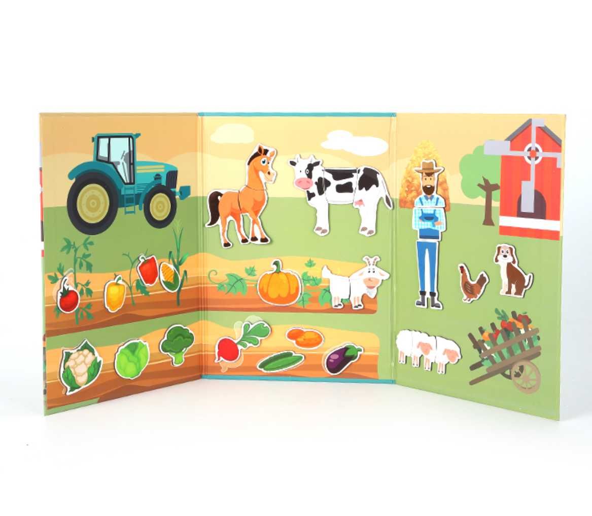 Ферма - игра с магнити на животни и зеленчуци