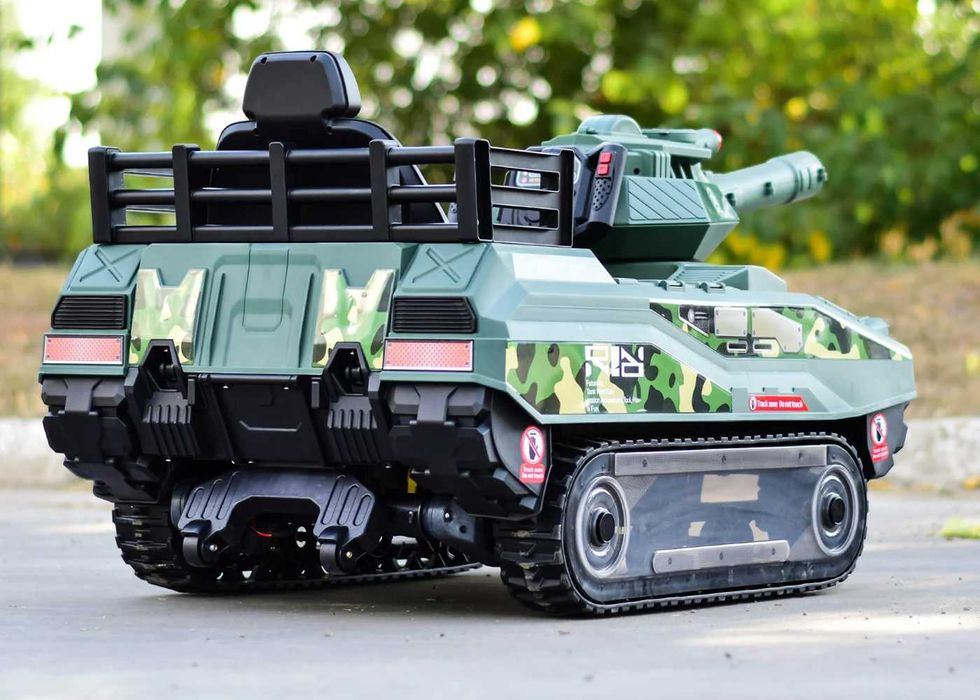 Детски Акумулаторен Танк Commander, 2х12V 12Ah, Дистанционно