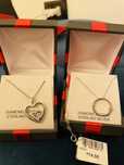 Coliere argint 925 si diamant