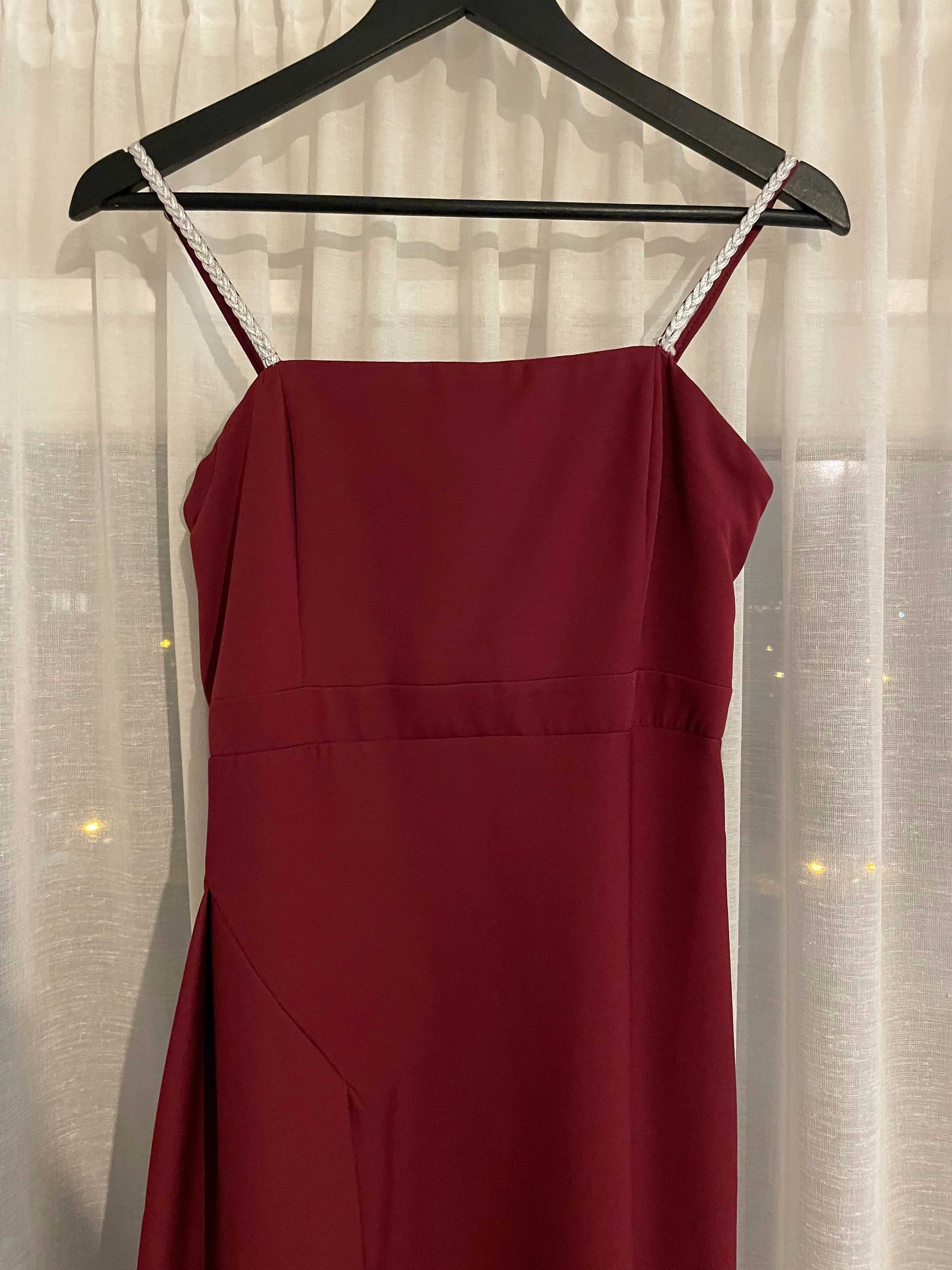 Официална червена рокля - размер 38