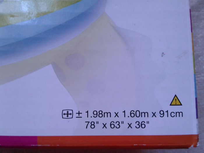 Centru/ Piscina stropi Intex, Crocco, 198x160x91cm, articol nou