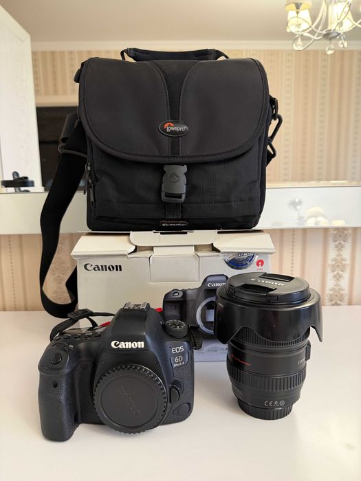 Canon EOS 6D Mark II + объектив 24-105mm + аксессуары